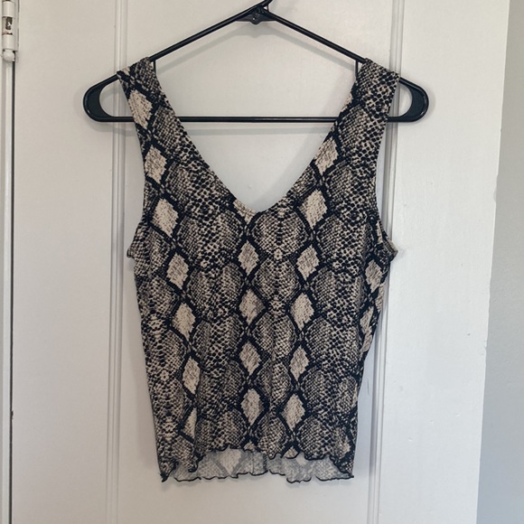Snake skin print tank top - Picture 3 of 3